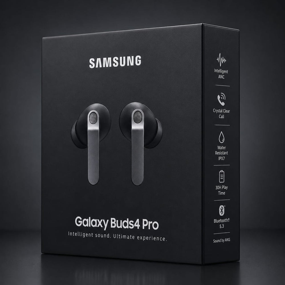 Samsung Galaxy Buds4 Pro – Premium Wireless Earbuds with Adaptive ANC, 360 Audio & IP57 Water Resistance