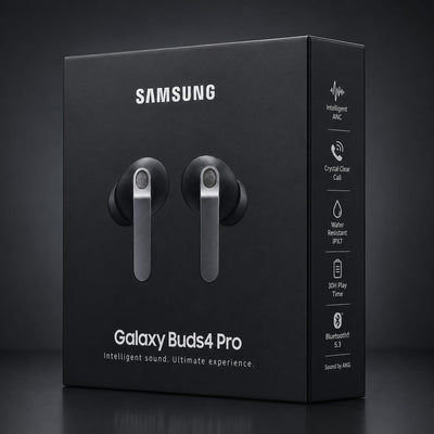 Samsung Galaxy Buds4 Pro – Premium Wireless Earbuds with Adaptive ANC, 360 Audio & IP57 Water Resistance
